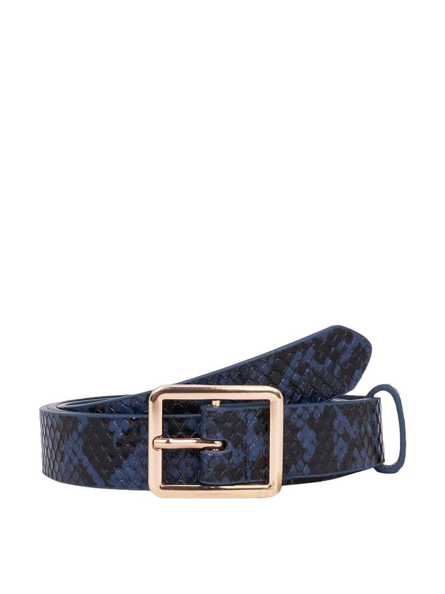 Hidesign Mariko Brown Solid Leather Narrow Belt