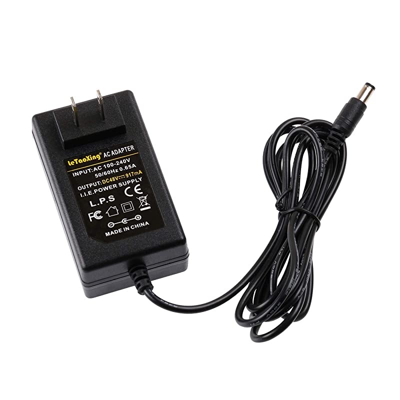 48V Power Supply Adapter for Cisco IP Phone 8811 8841 8851 8861 8961 9951 9971 CP-8861-3PCC-K9, IP Phone Power Supply for Cisco Power Cube 4 8900 9900 8800 Series CP-PWR-Cube-4