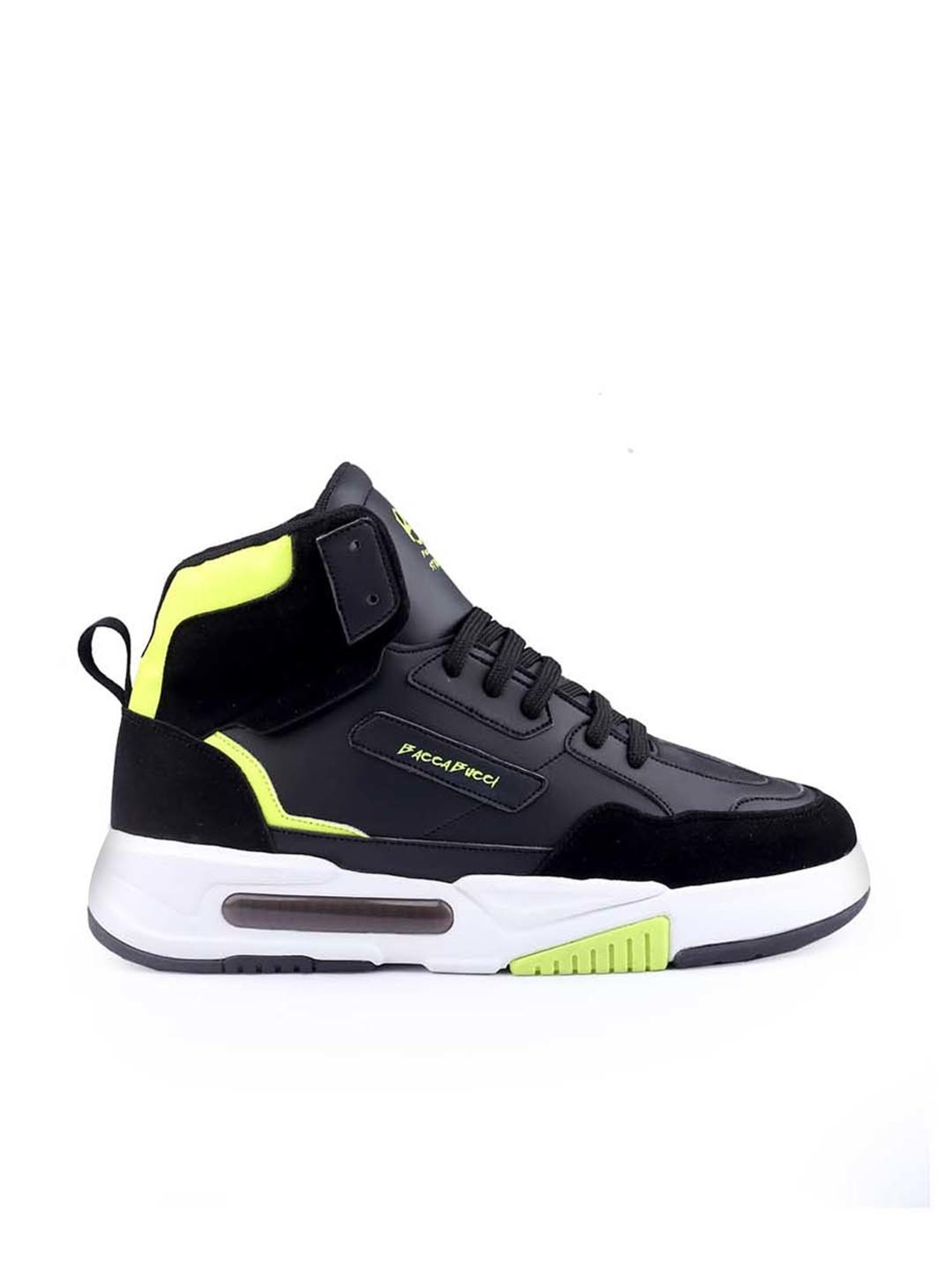 Bacca Bucci Men's VENGEANCE Black Casual Sneakers