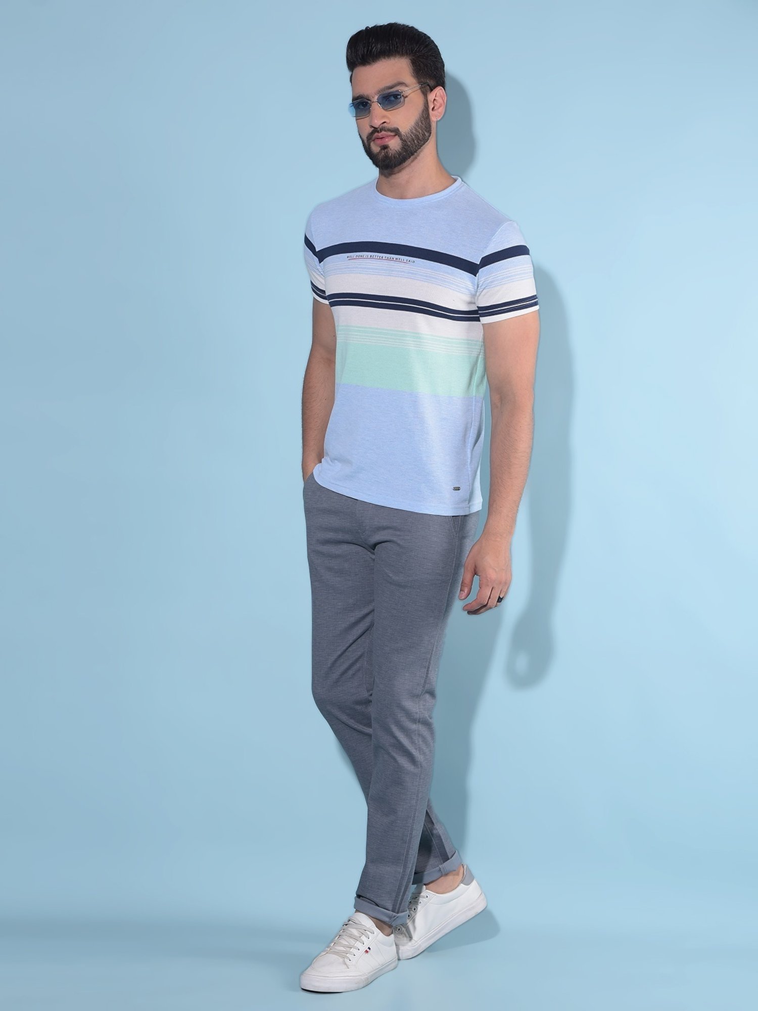 Sweet Dreams Dark Grey Regular Fit Crew T-Shirt