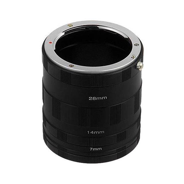 Fotodiox Macro Extension Tube Set for Sony Alpha E-Mount Mirrorless Cameras