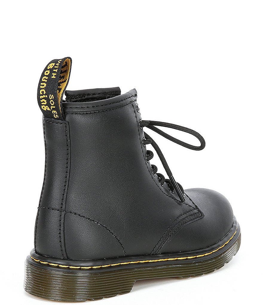 Dr. Martens Kid's 1460 Softy T Leather Lace-Up Combat Boots (Toddler)