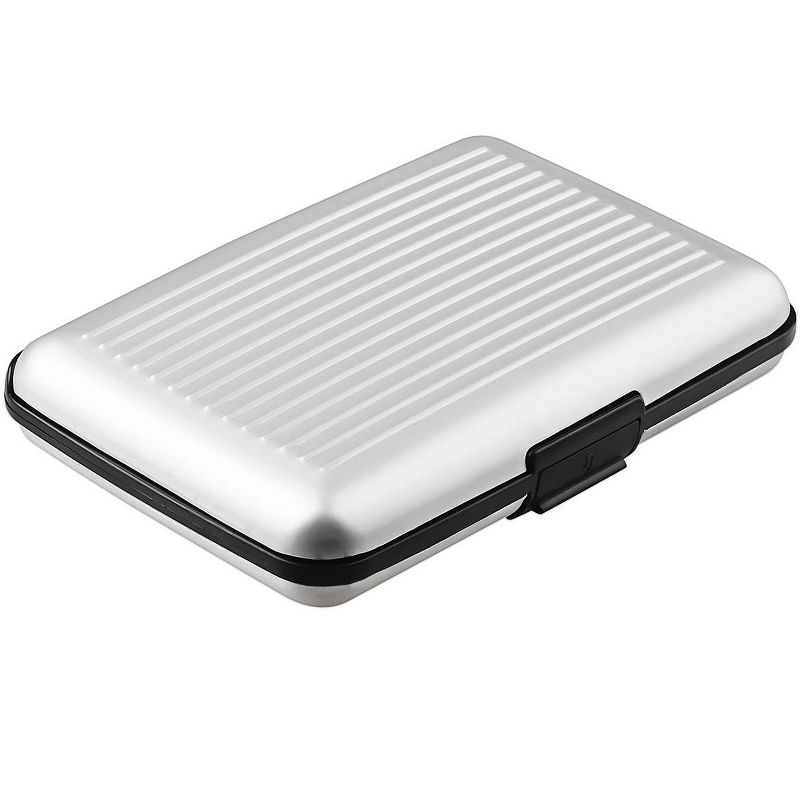 Zodaca Silver  Business Aluminum ID Credit Card Wallet Case Holder Metal Box Pocket