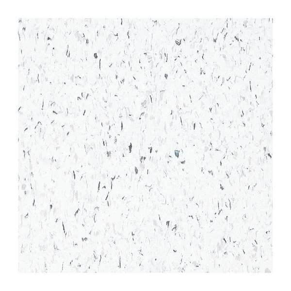 ARMSTRONG FP51911031 Vinyl Composition Tile,45sq.ft,Whte