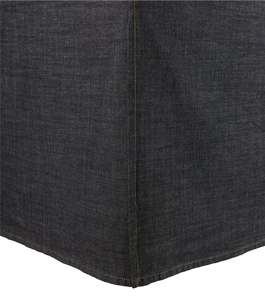 Cremieux Vintage Denim Bed Skirt