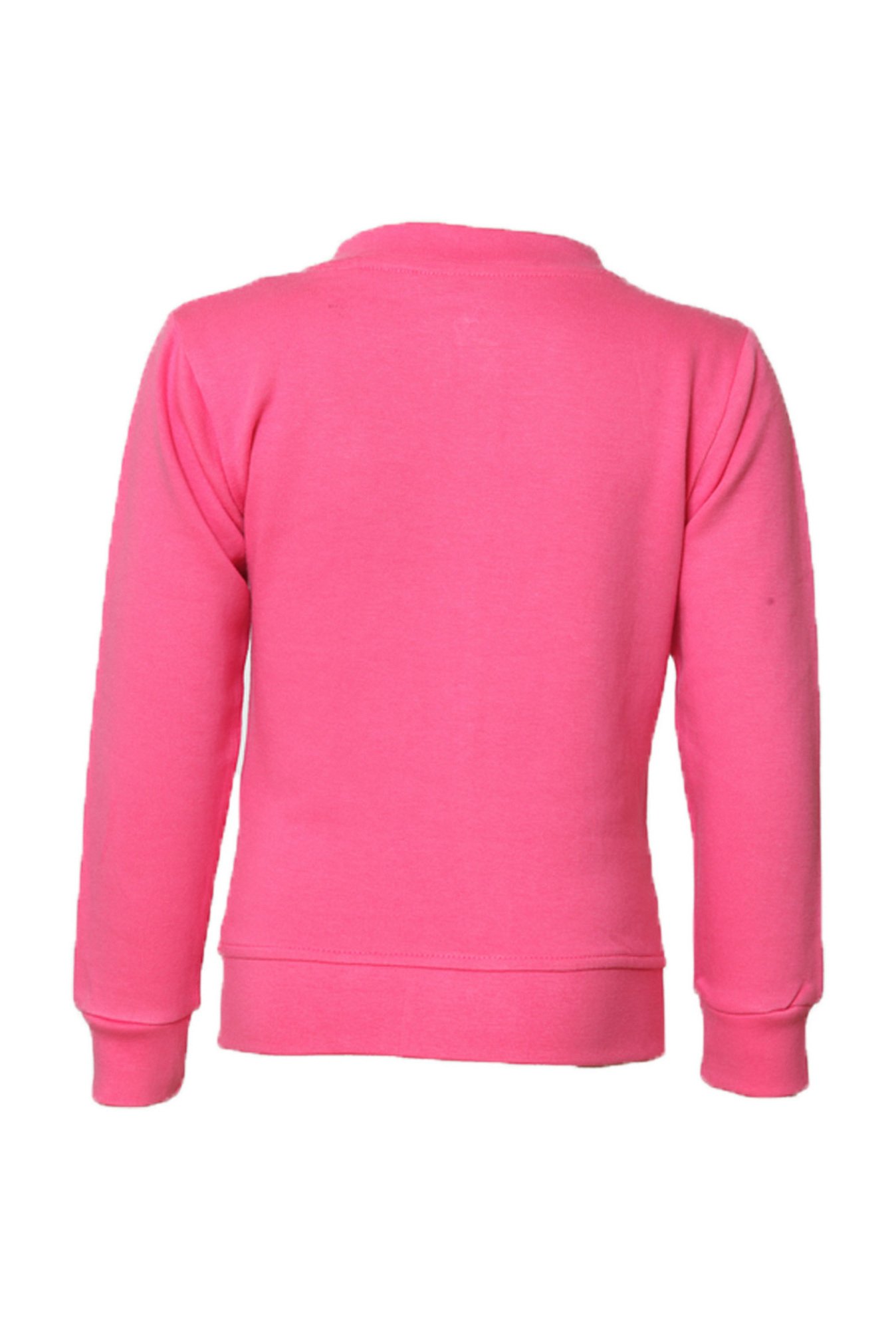 Tales & Stories Kids Pink Embroidered Sweatshirts