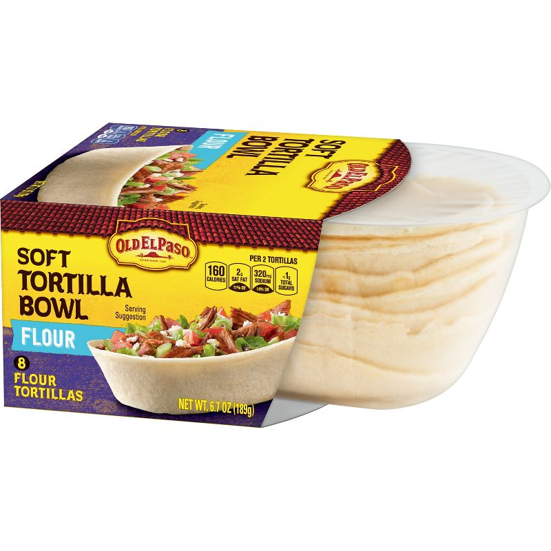 Old El Paso Stand 'n Stuff Flour Tortillas - 6.7oz/8ct