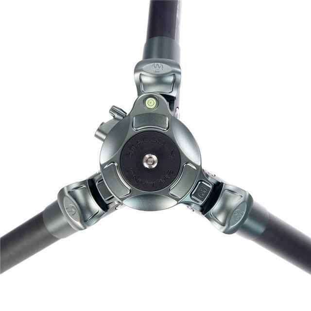 3 Legged Thing Legends Jay Carbon Fiber Levelling Base Tripod, 30 lb Capacity