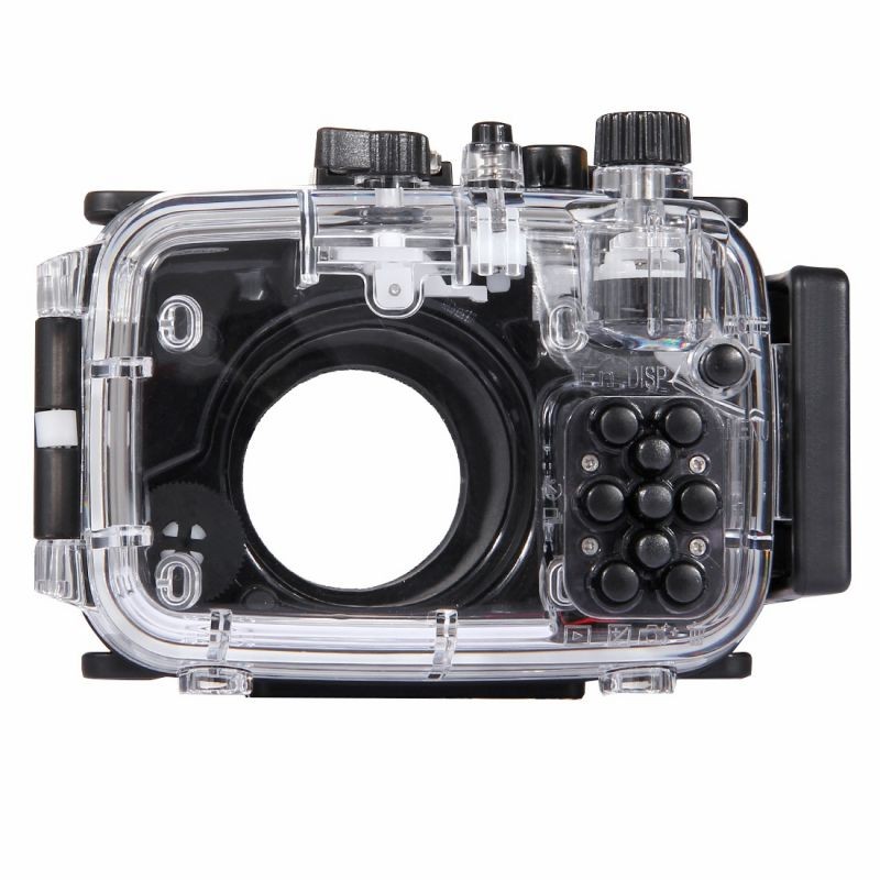 40m Underwater Depth Diving Case Waterproof Camera Housing for Sony RX100 IV Black