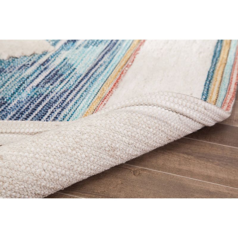 7'6"X9' Geometric Over Tufted Rug - Anji Mountain