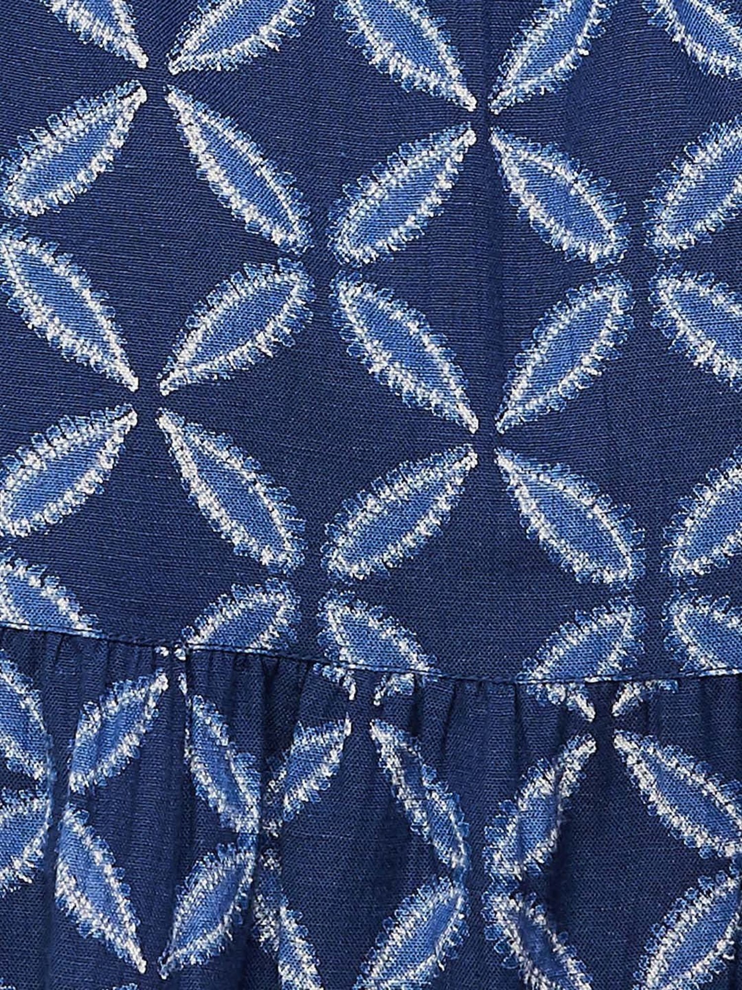 Colour Me by Melange Blue Printed Shirt Dress