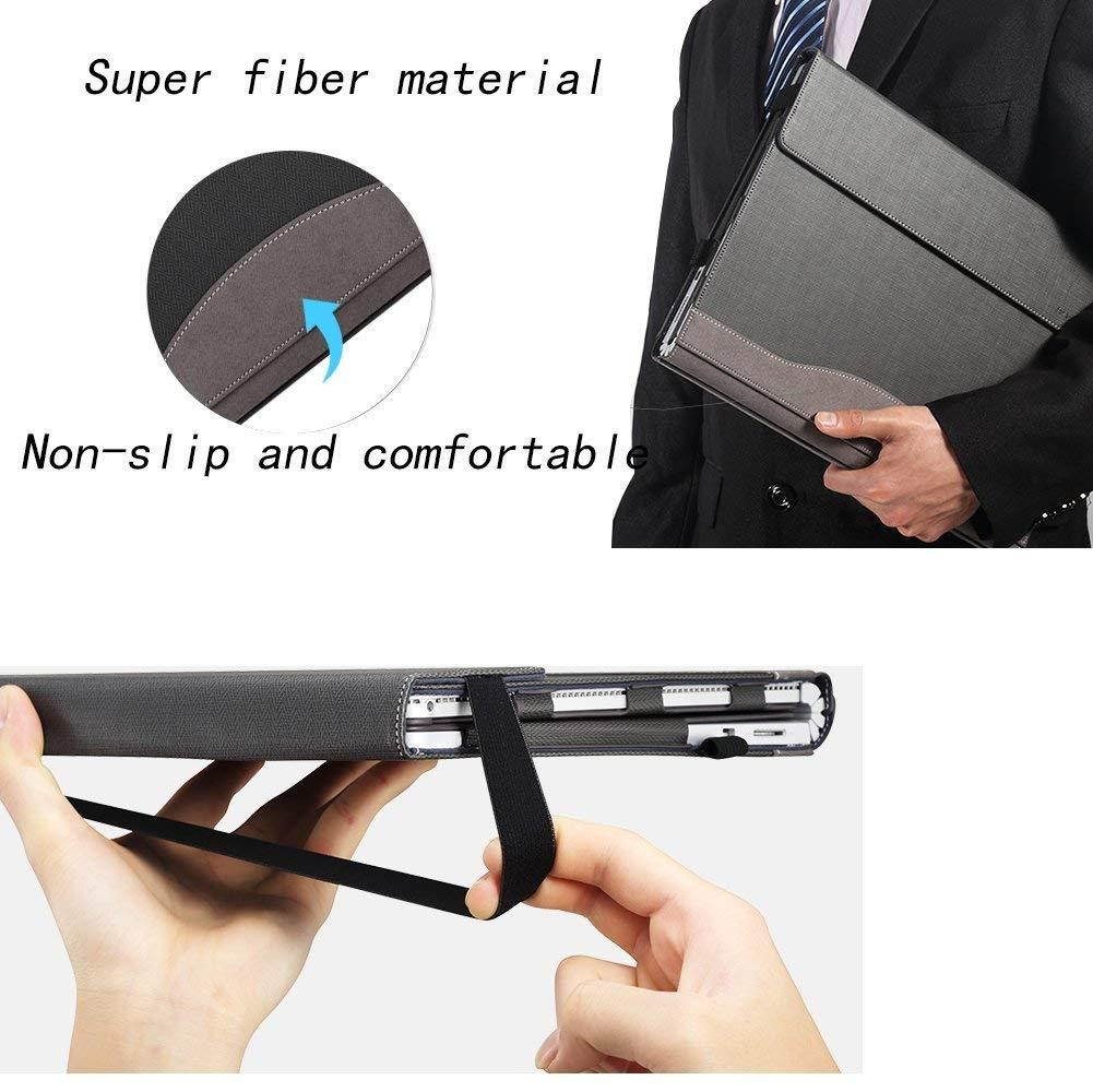 Microsoft Surface Book 2 13.5" Laptop Sleeve Tablet Folio Case Detachable Cover 2/1 Blue