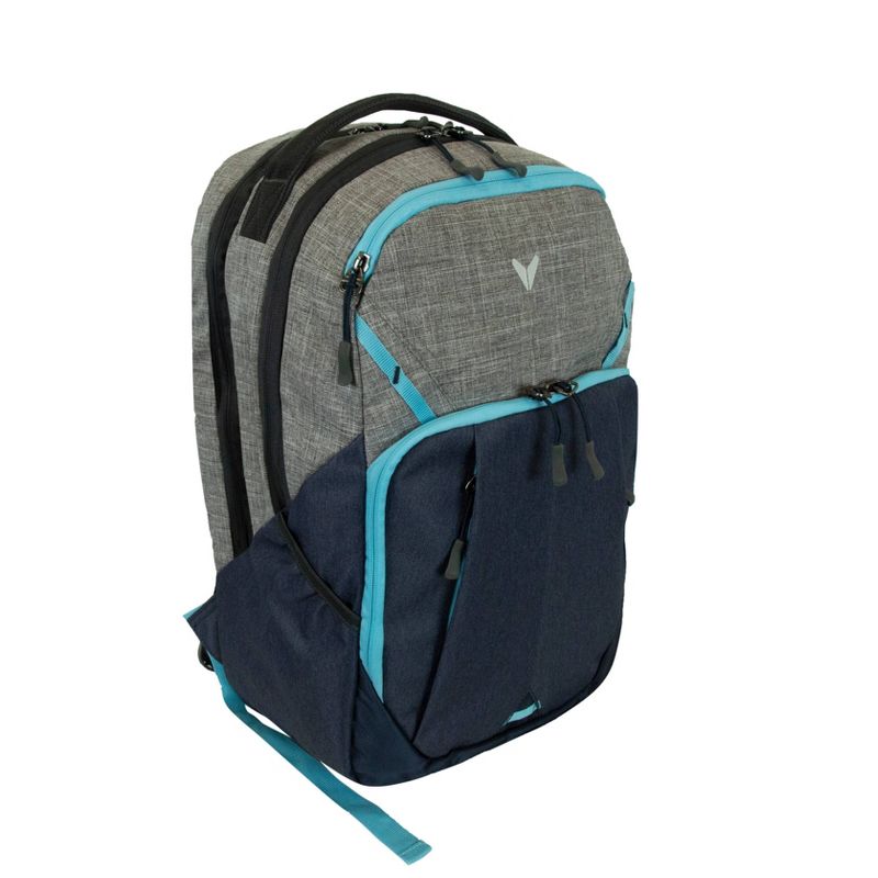 Bondka Sport 19" Blaze 2.0 Backpack - Mint/Heather Gray/Heather Blue