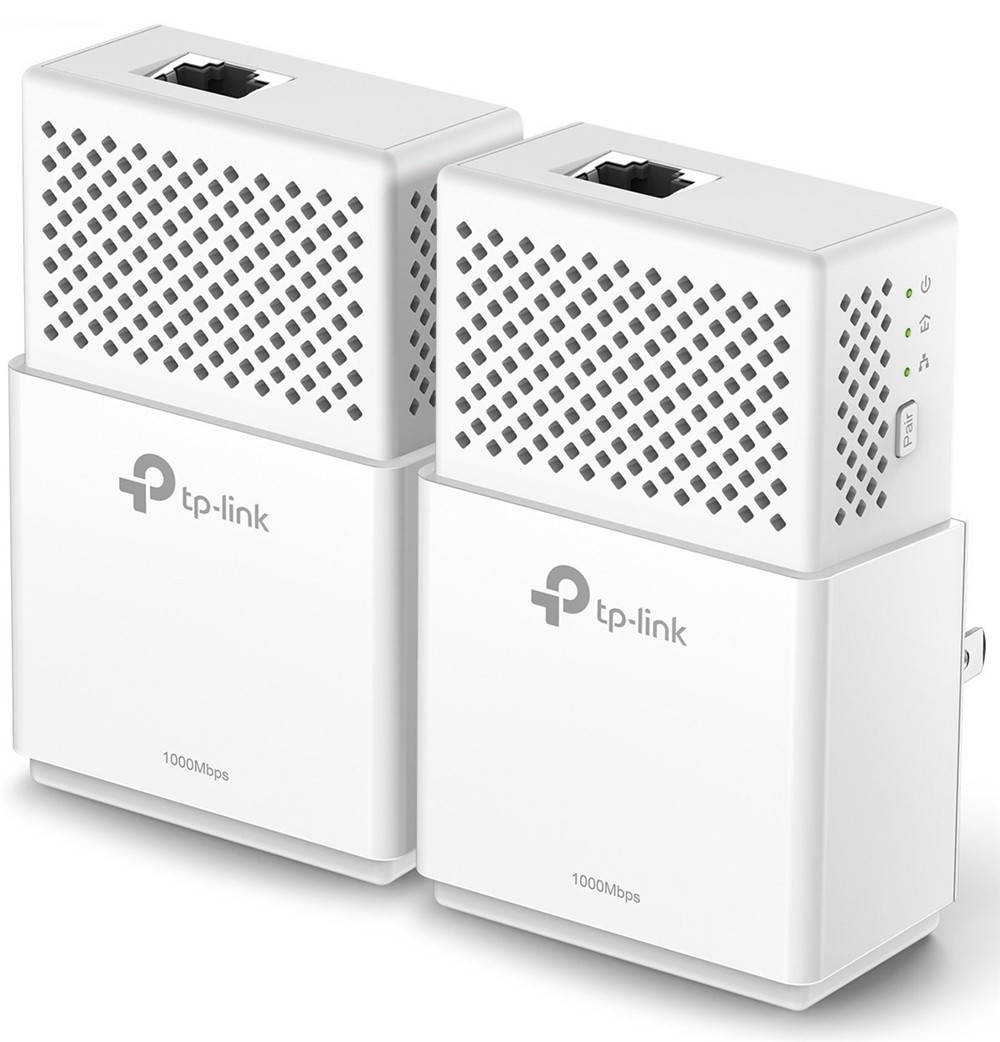 TP-Link AV1000 1-Port Gigabit Powerline Adapter, Up to 1000Mbps (TL-PA7010 KIT)