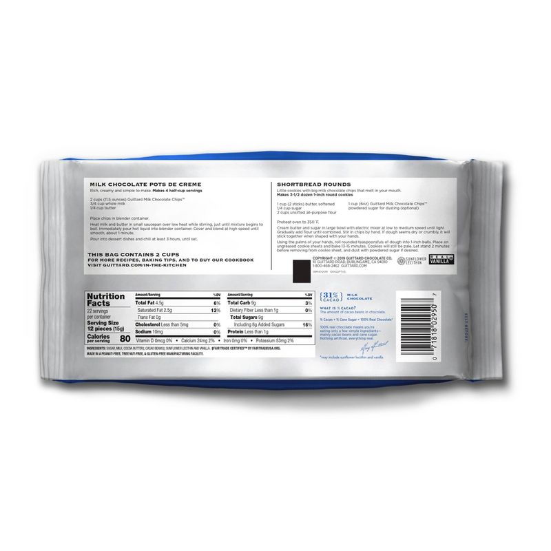 Guittard Milk Chocolate Baking Chip - 11.5oz