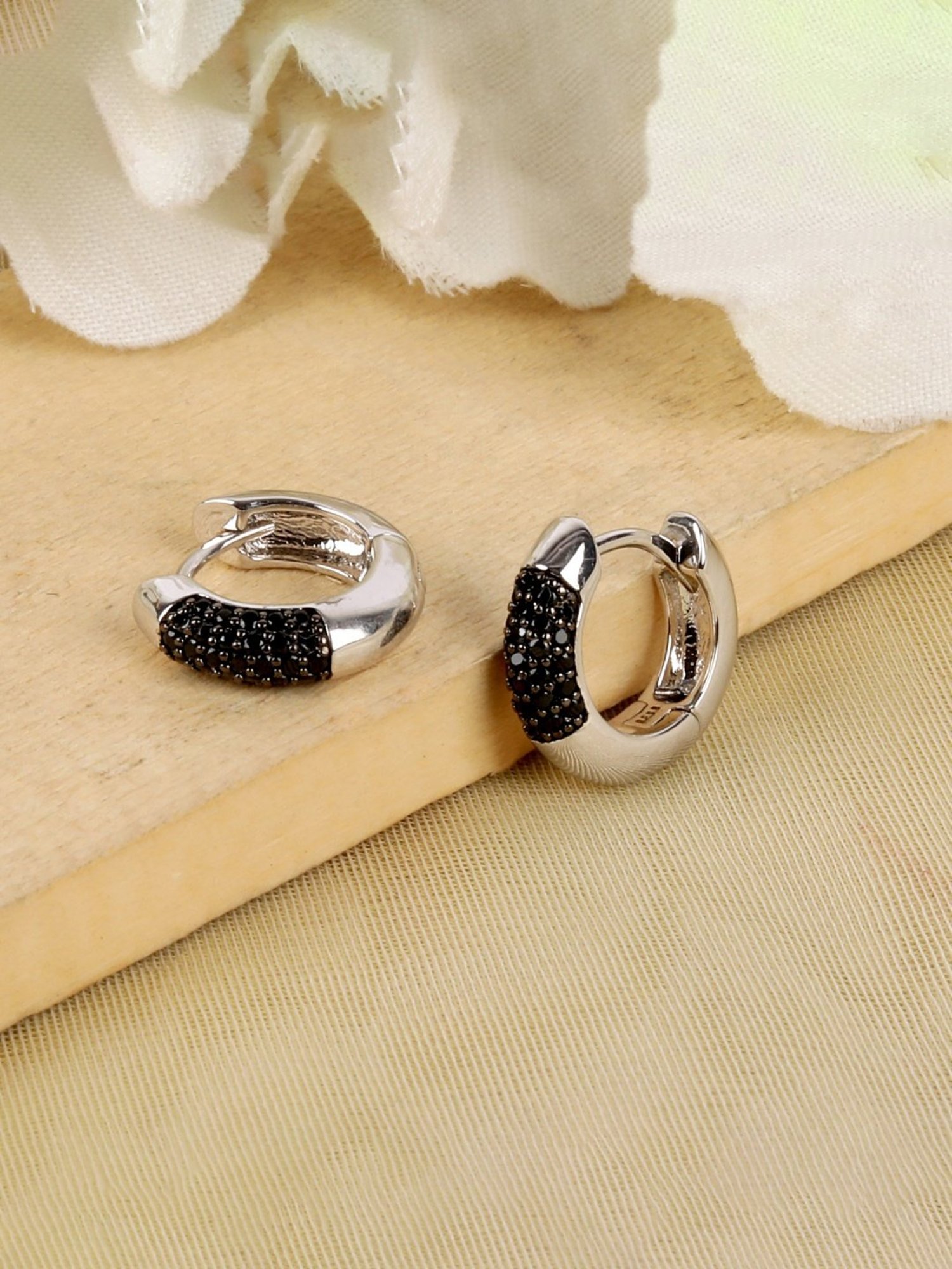 The Real Effect London 800 Sterling Silver Stud Earrings for Women