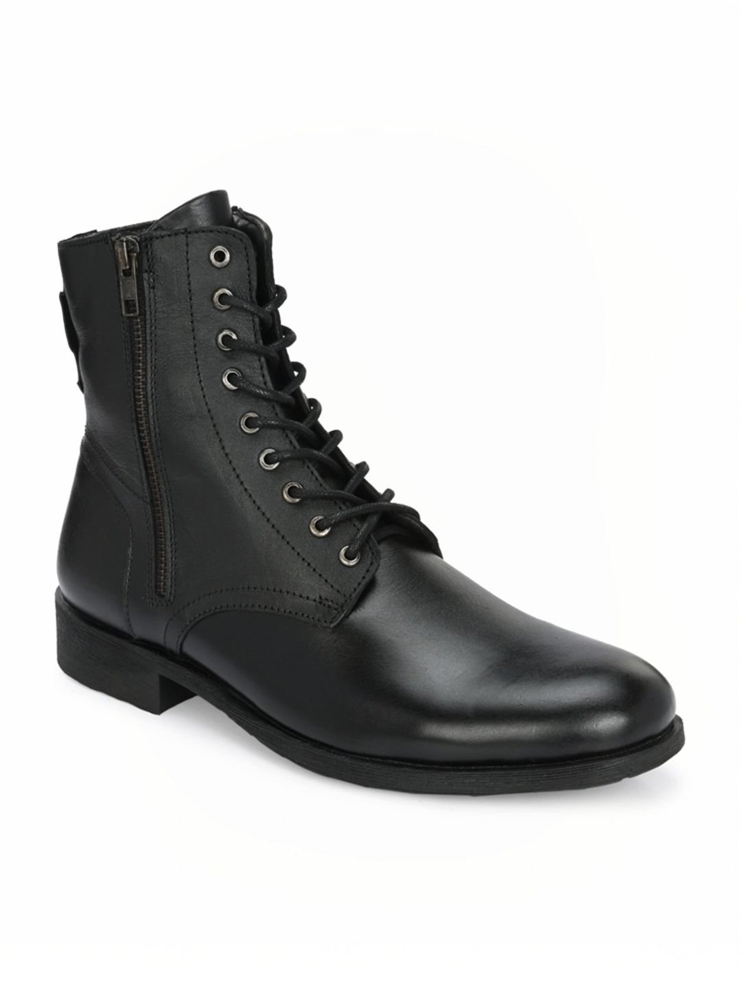Alberto Torresi Men's Black Derby Boots