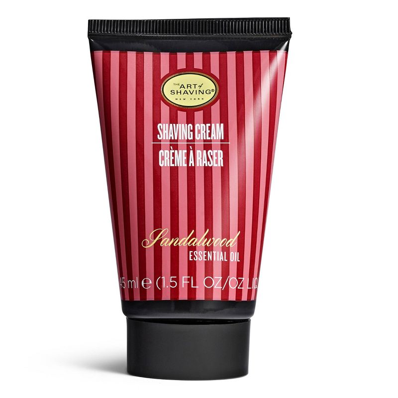 The Art Of Shaving Men's Sandalwood Travel Shaving Kit with 5 Bladed Morris Park Razor