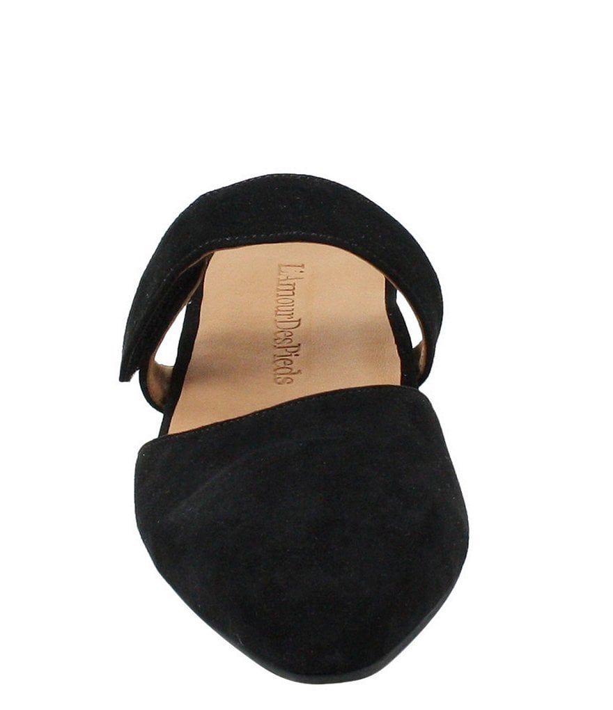 L'Amour Des Pieds Baruk Suede Mules