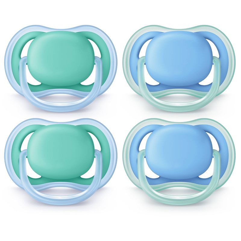 Philips Avent Ultra Air Pacifier 6-18m - Blue/Green - 4pk