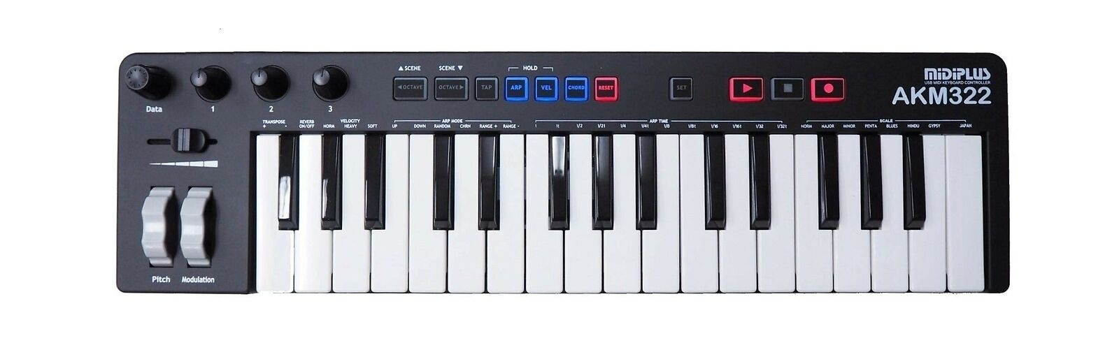 AKM322 32-Key MIDI Keyboard Controller with Cubase LE