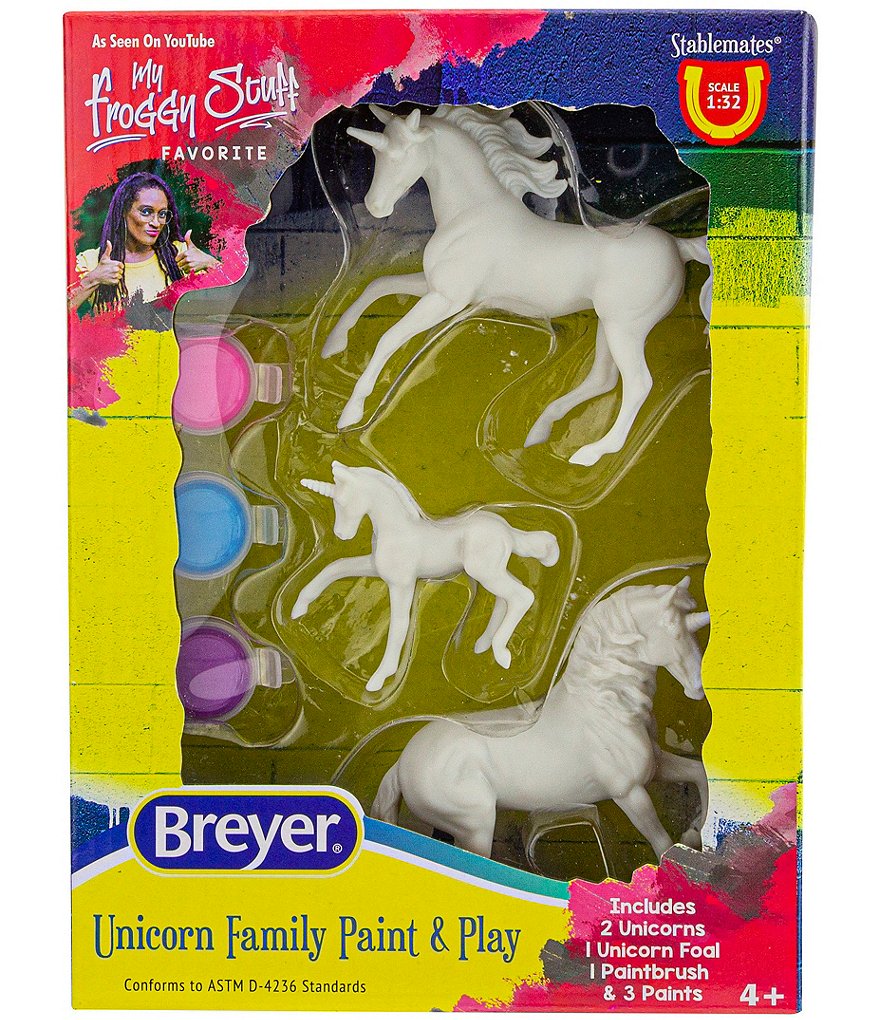 Breyer Unicorn Family Paint & Play Set