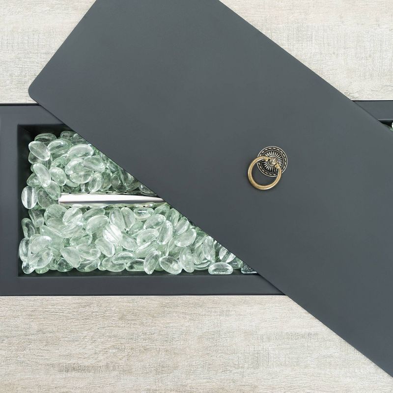 Magna 4pc Patio Fire Seating Set - Gray - Sego Lily