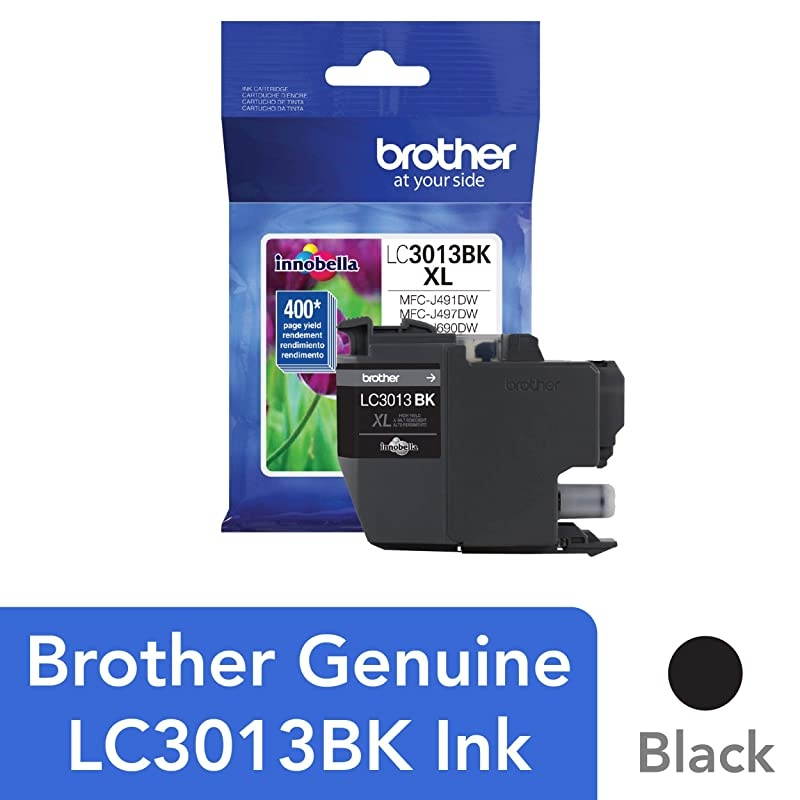 Printer High Yield Ink Cartridge Page Up To 400 Pages Black (LC3013BK), Standard
