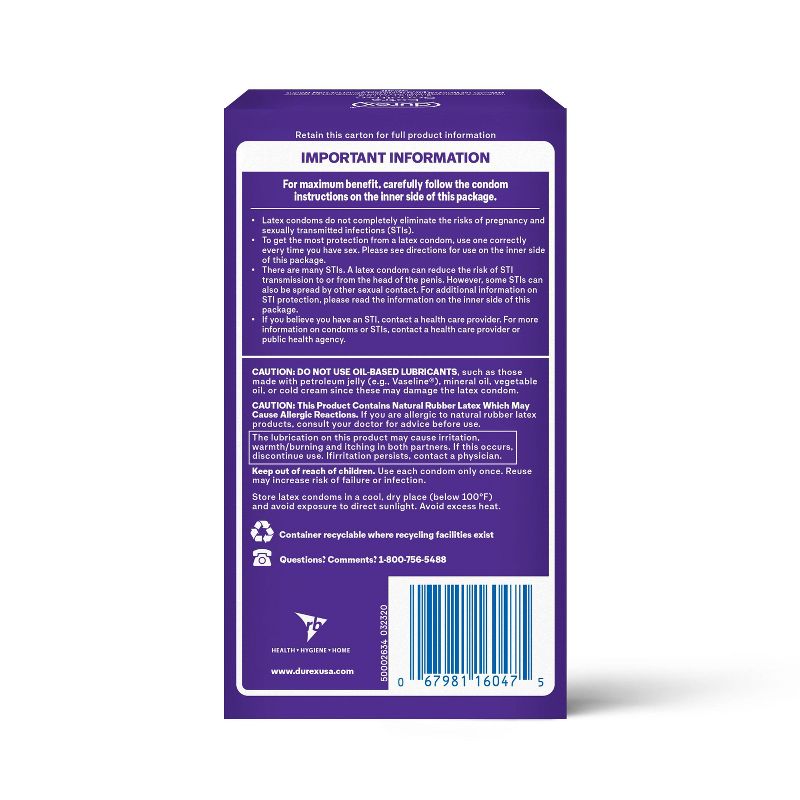 Durex Extra Sensitive Stimulating Condoms - 12ct