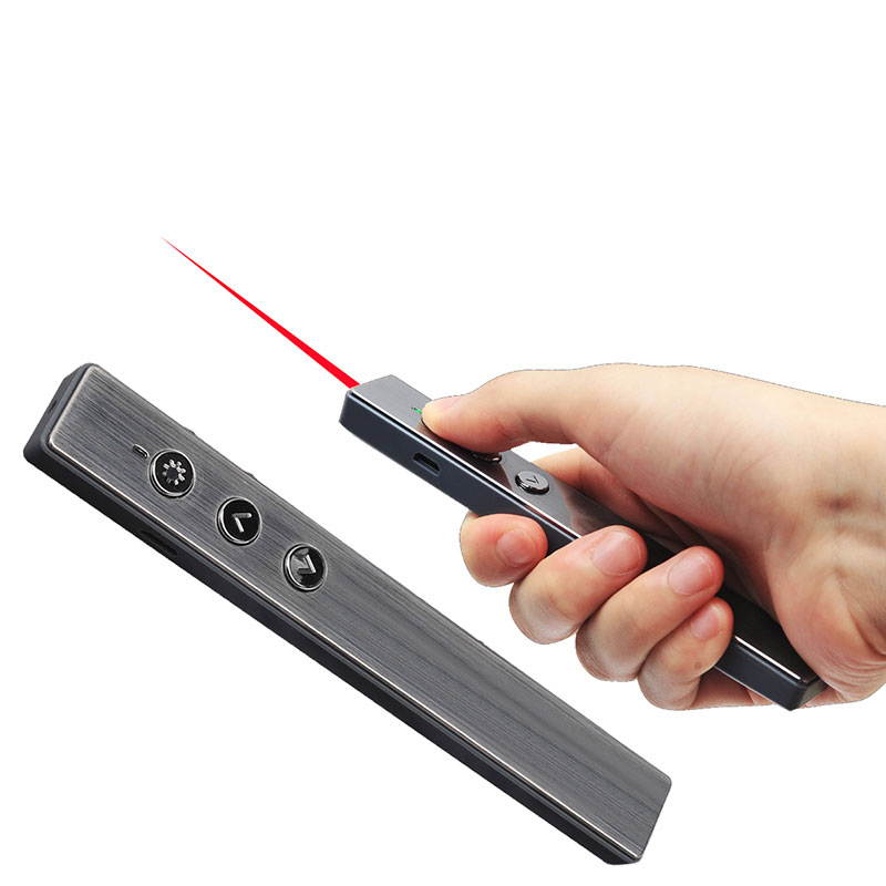 Wireless Laser Mouse Recharge Flip Pen Sensor Remote Control for Android PPT Teaching Speech