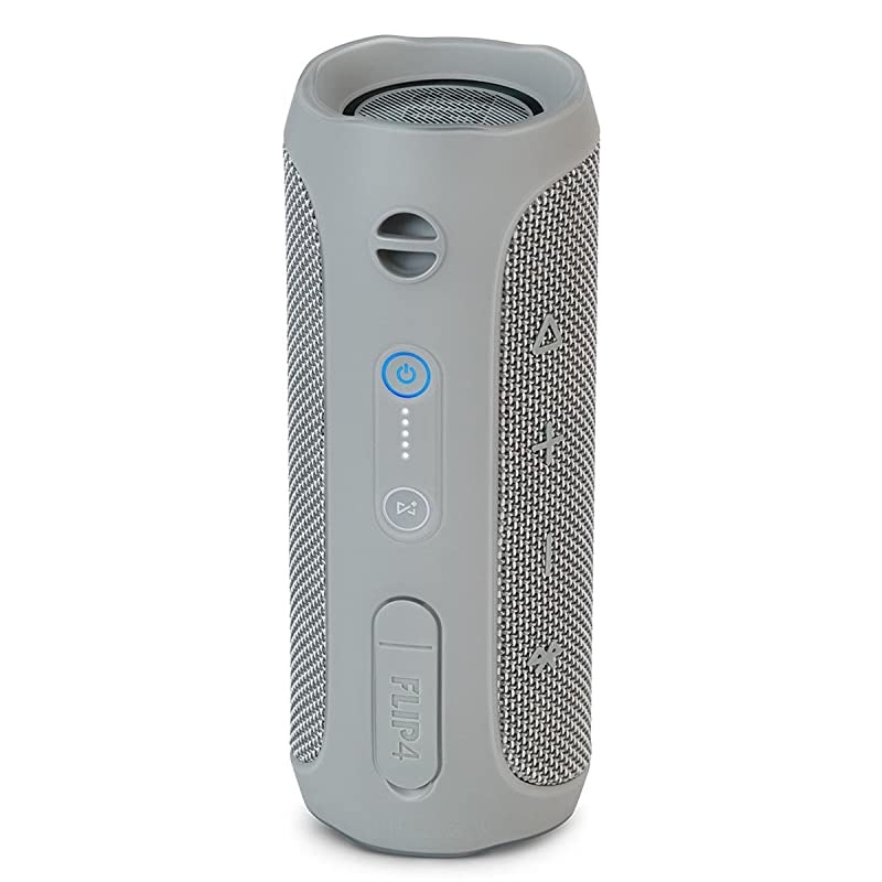 Flip 4 Waterproof Portable Wireless Bluetooth Speaker Bundle - (Pair) Gray
