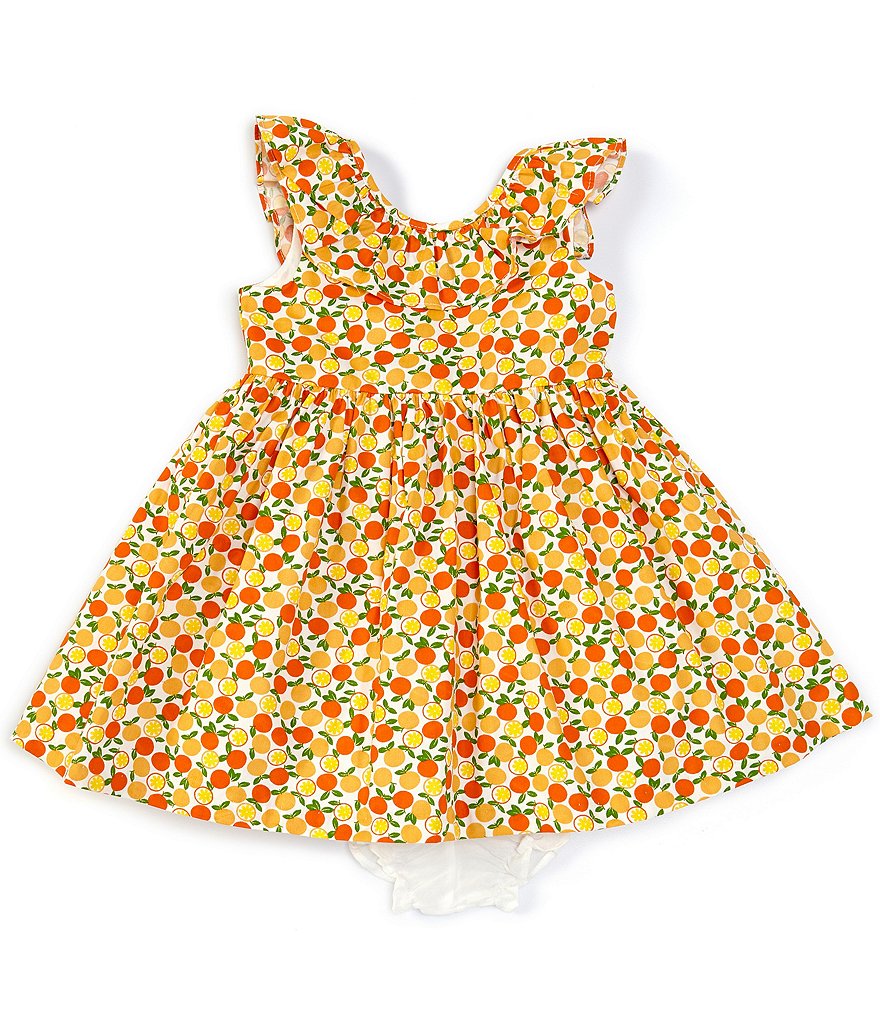 Laura Ashley Baby Girls 12-24 Months Abstract Fruit Fit-And-Flare Dress
