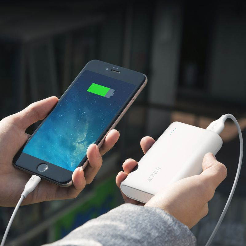 Anker PowerCore 10000 Portable Charger, One of the Smallest and Lightest 10000mAh External Battery, for iPhone, Samsung Galaxy and More
