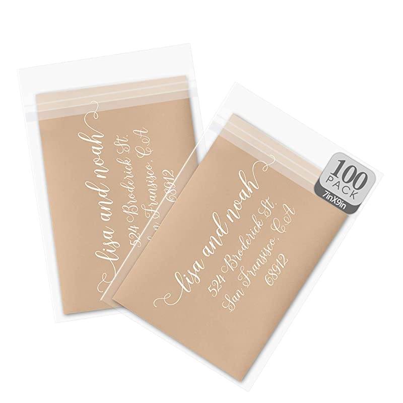 7x9 Crystal Clear Protective Polypropylene Storage Bags