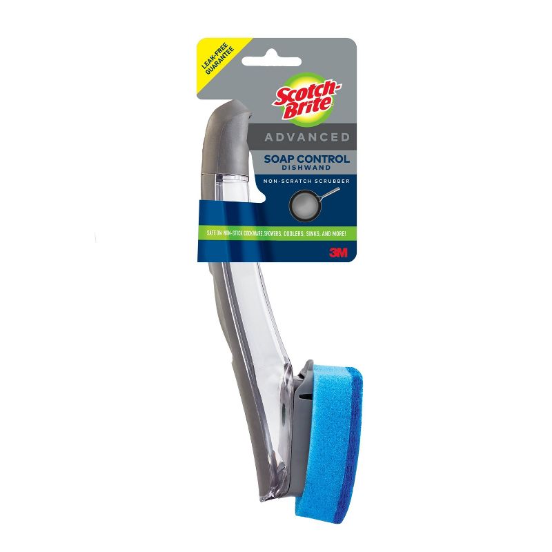 Scotch-Brite Advanced Soap Control Non - Scratch Scrubber Dishwand