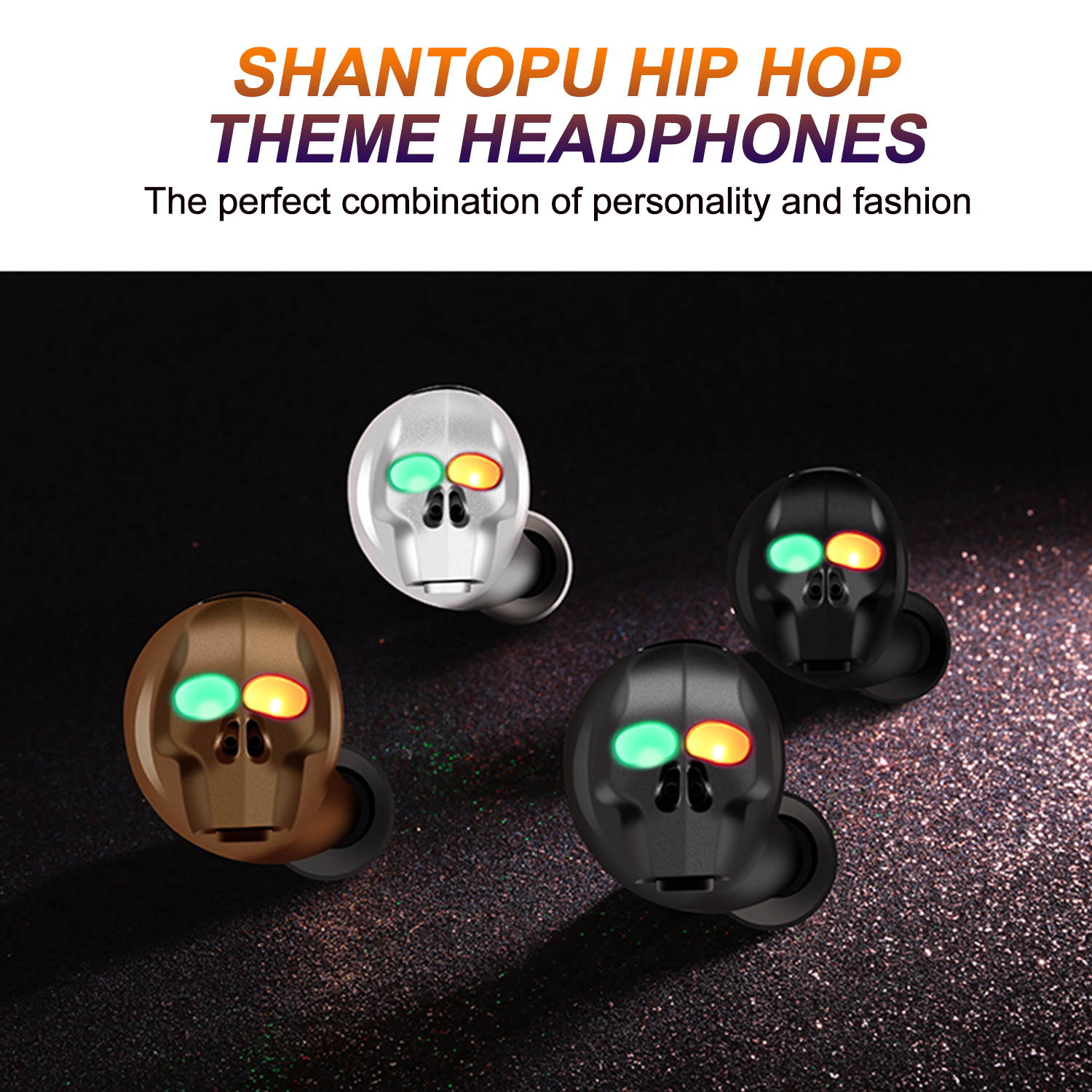 Wireless Bluetooth 4.2 Headset Stereo personality Headphones Earphone For IPhone Samsung HTC