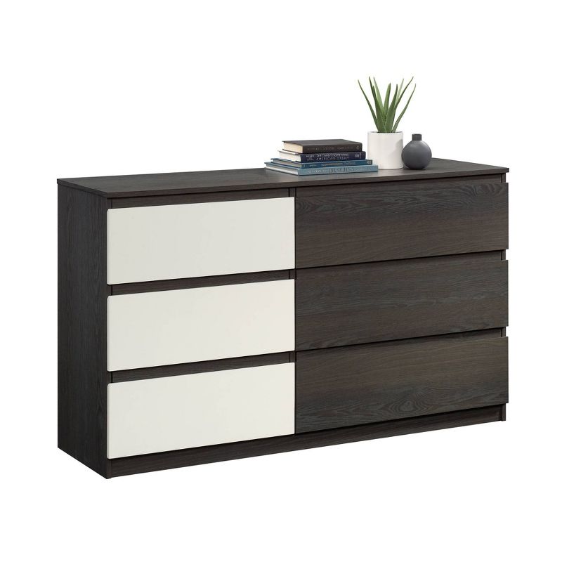 Hudson Court 6 Drawer Dresser Charcoal Ash - Sauder