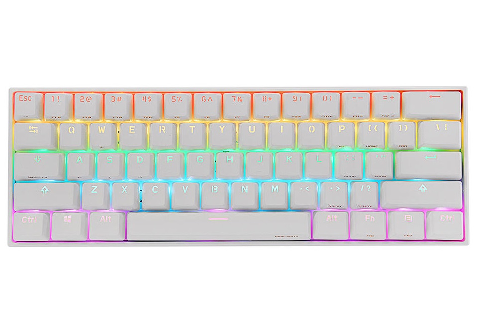 Anne Pro 2 60% Mechanical Keyboard Wired/Wireless Dual Mode Full RGB Double Shot PBT - Brown Switch