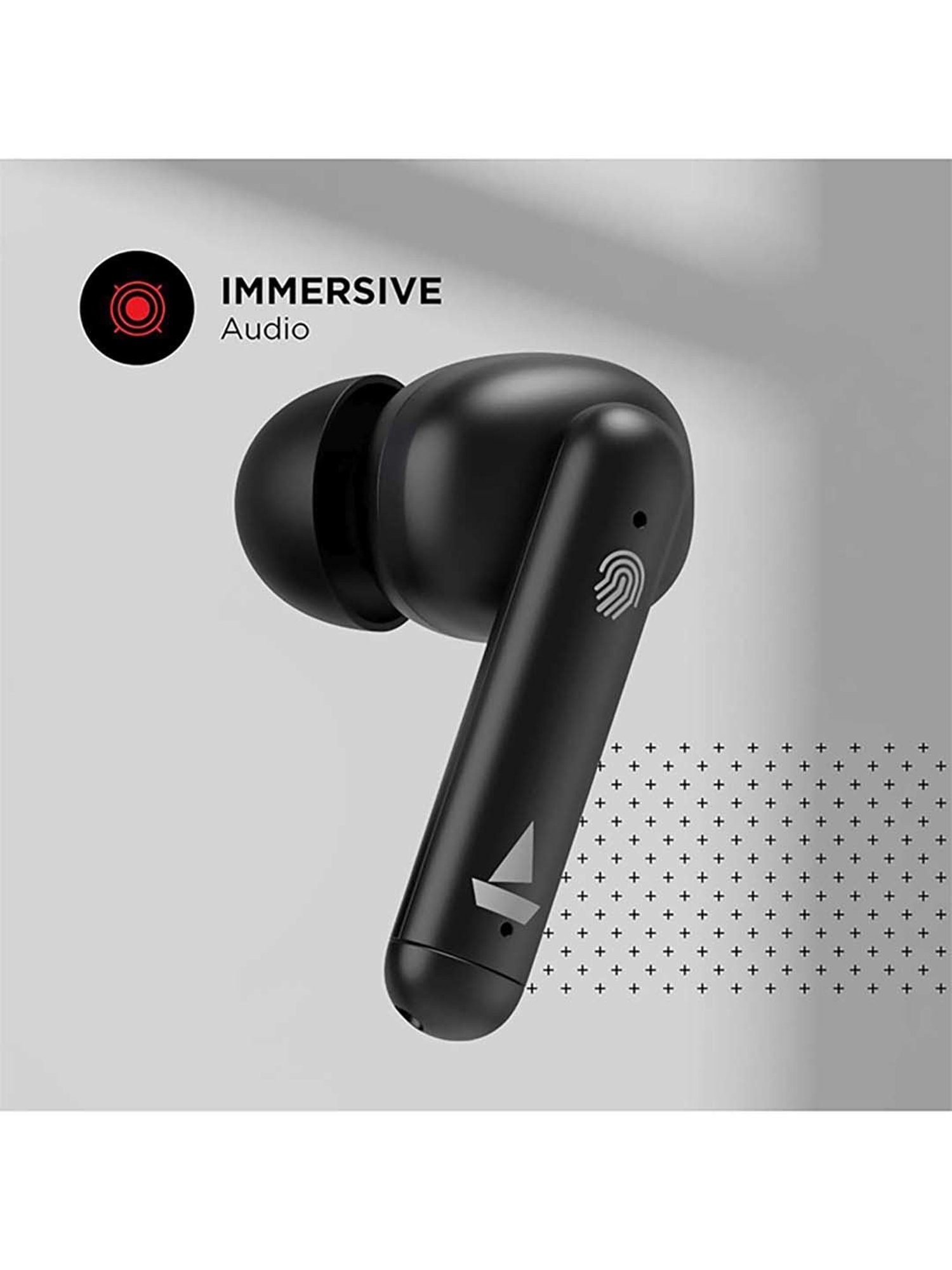 Boat Airdopes 148 In Ear BT Earbuds with ENxTM Technology & Upto 42H Playback (Black, True Wireless)