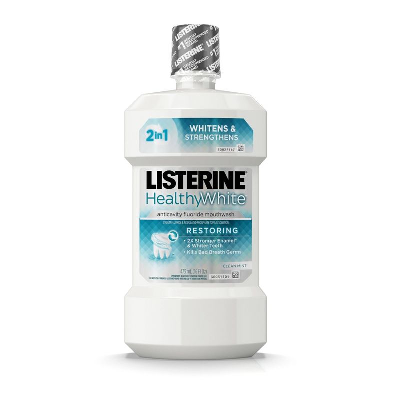 Listerine Healthy White Restoring Mouthwash - 16 fl oz