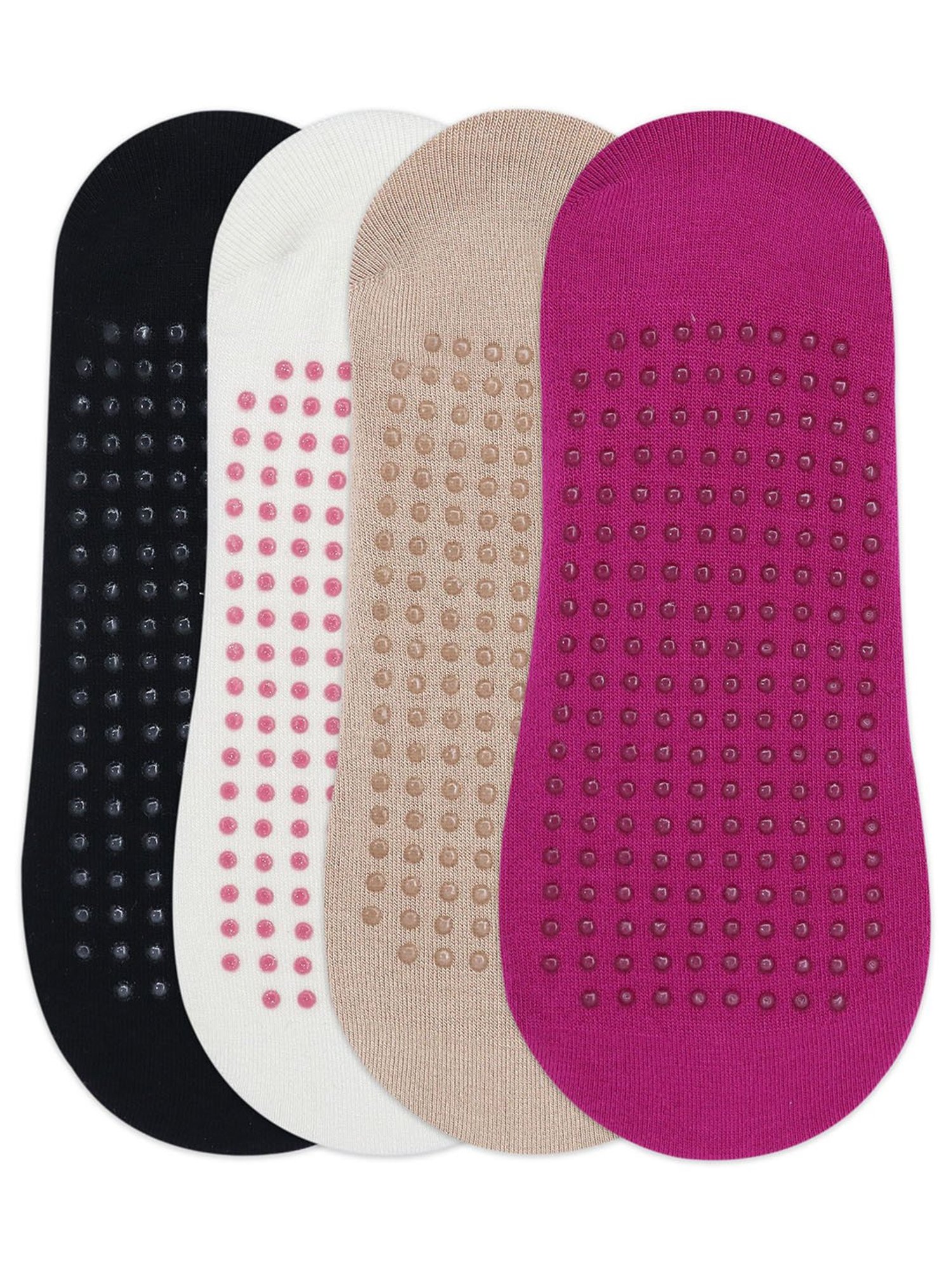 Women's 3pk Sheer Dot and Opaque Trouser Socks - A New Day™ Black 4-10