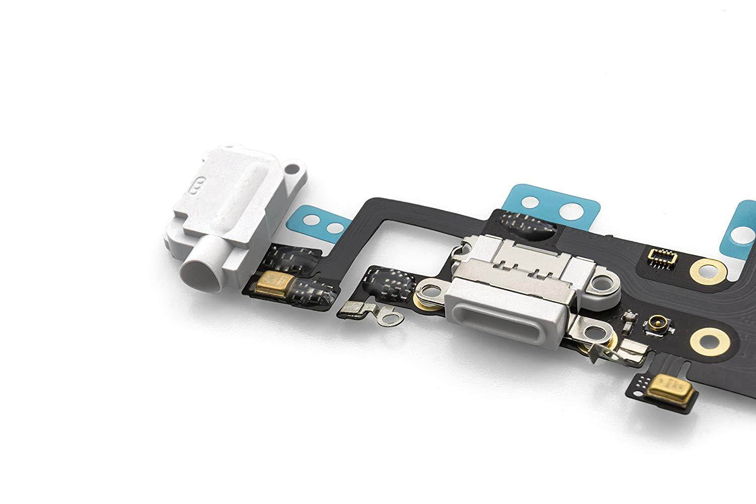 Replacement Part for Apple iPhone 6S Plus Charging Port Flex Cable Ribbon - White