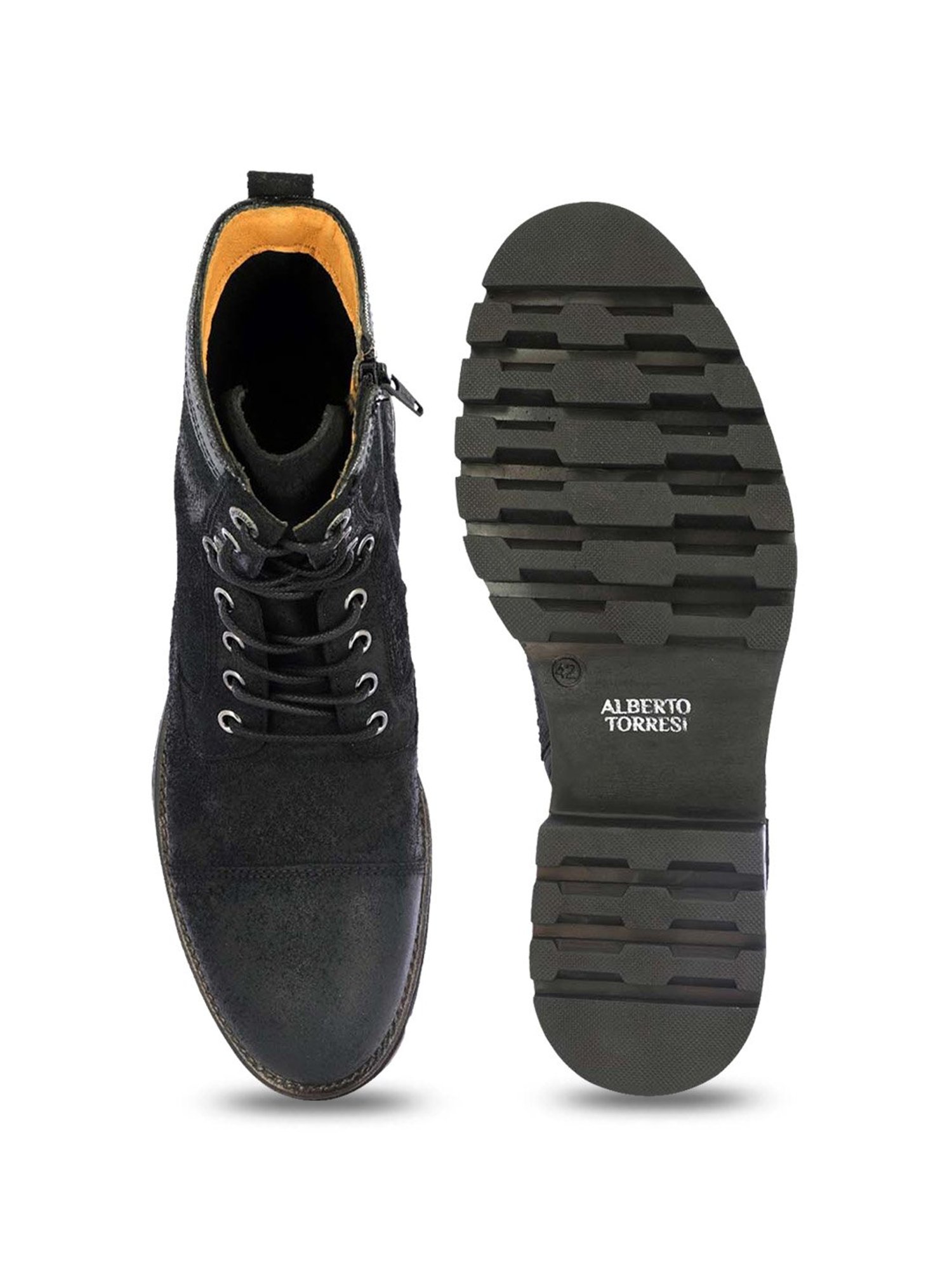 Alberto Torresi Men's Black Casual Boots