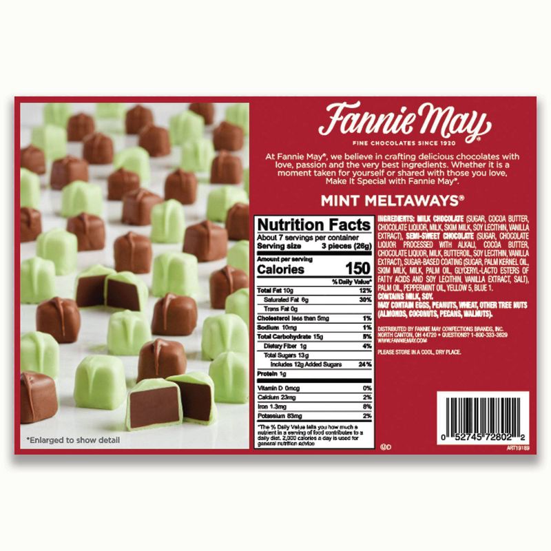 Fannie May Mint Meltaways - 6.5oz