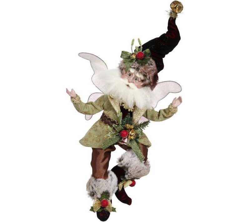 Mark Roberts Products 10" Collectible Jingles Christmas Fairy Small - Green/Brown