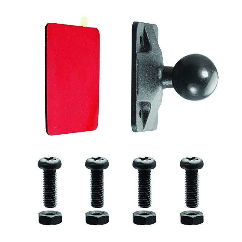 25mm / 1 inch Composite AMPS Adapter Plate for Industry Standard Dual Ball Socket mounting arms