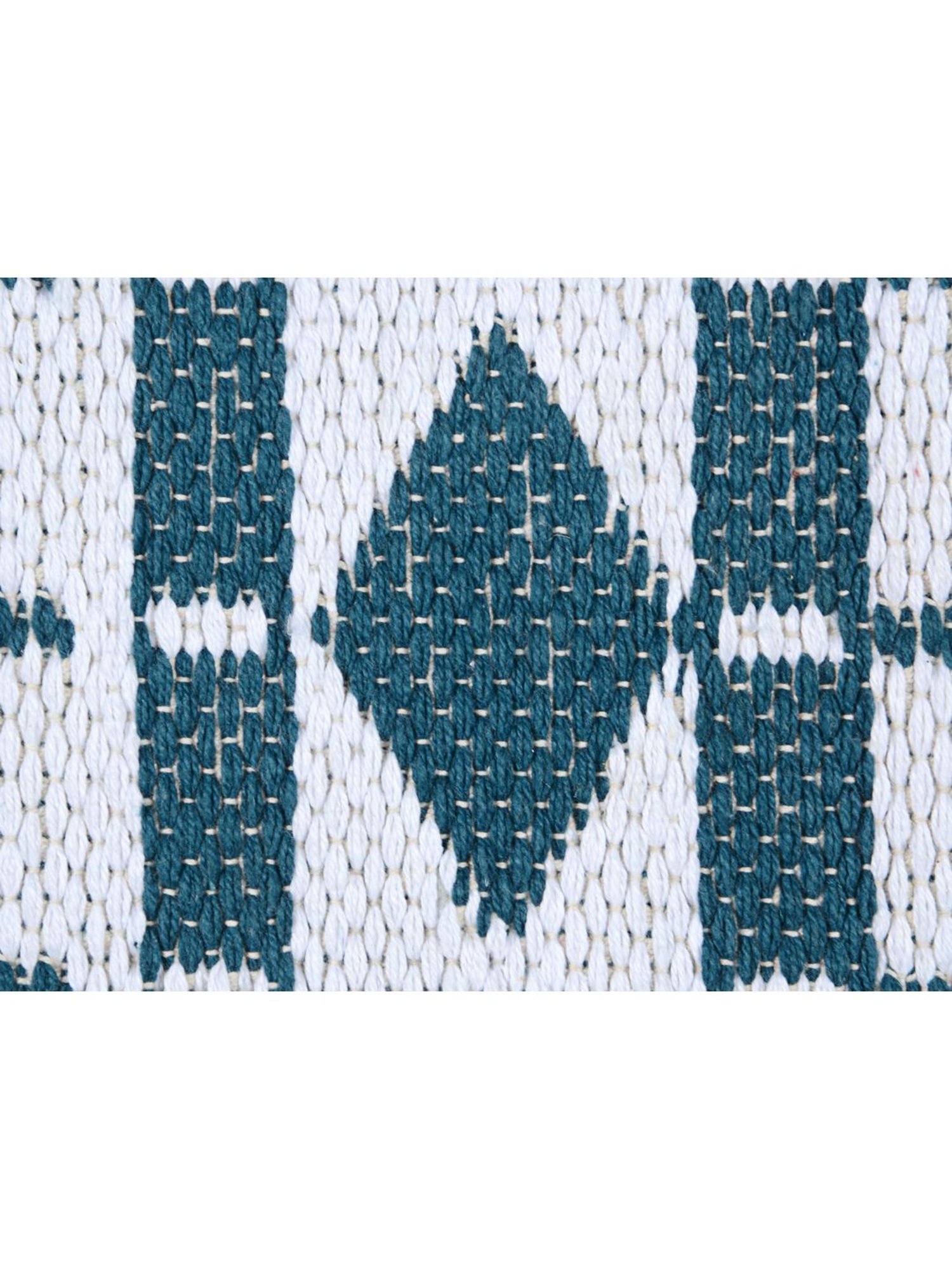 Saral Home Abstract Green Cotton Multiuse Rugs - Set of 2