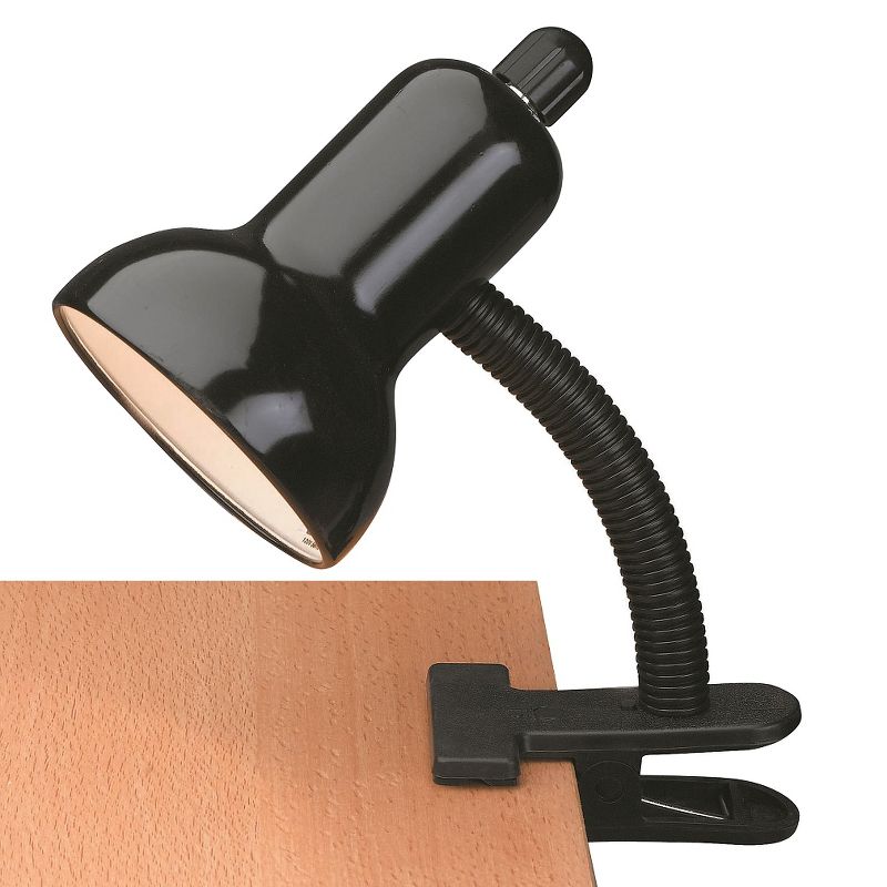 Clip-On 1 Light Desk Lamp with Lite Source Shade - Lite Source