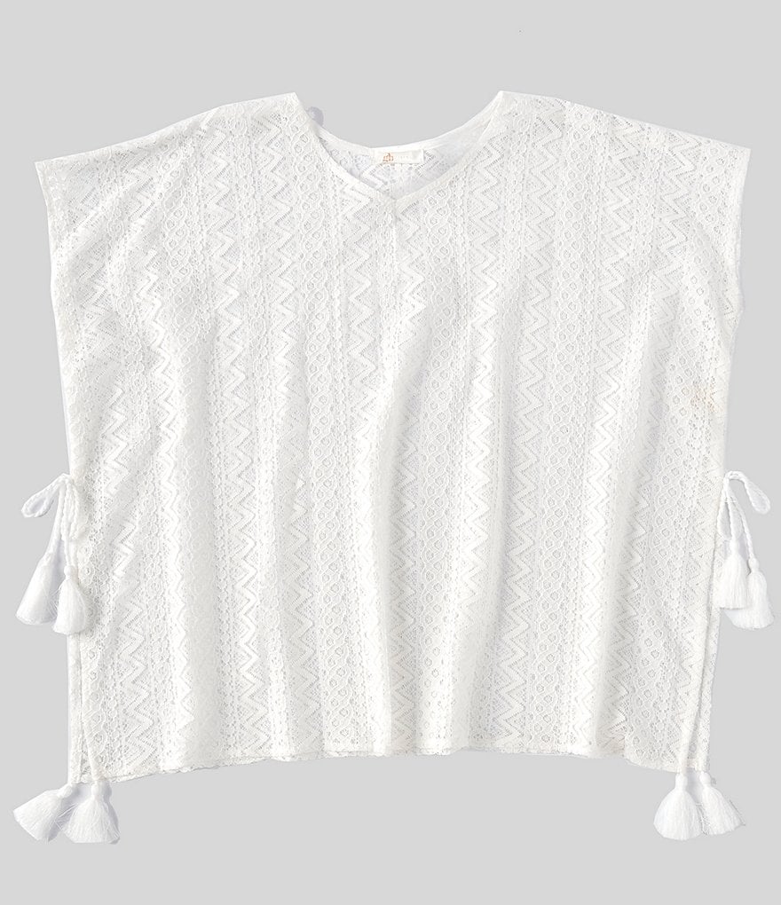 Splendid Big Girls 7-14 Stripe Romper Swimsuit Coverup