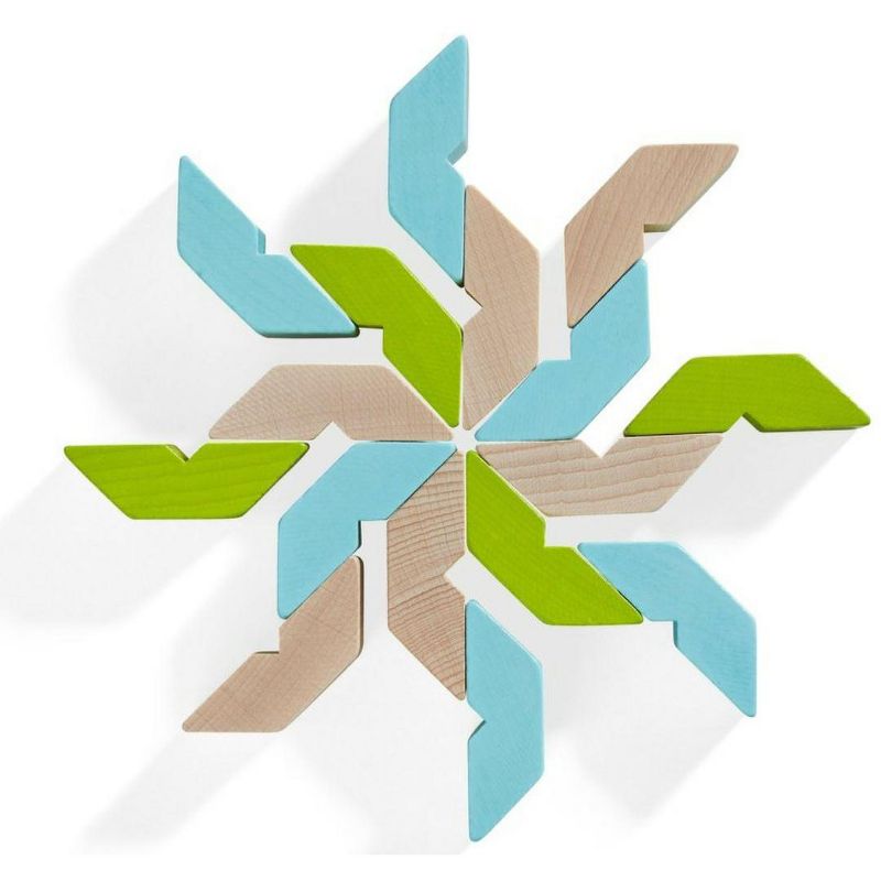 HABA Varius Building Blocks with Pattern Cards (Made in Germany)